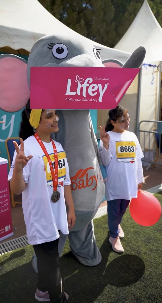 Lifey Runs for a Cause at the Amman Marathon in Support of Breast Cancer Awareness